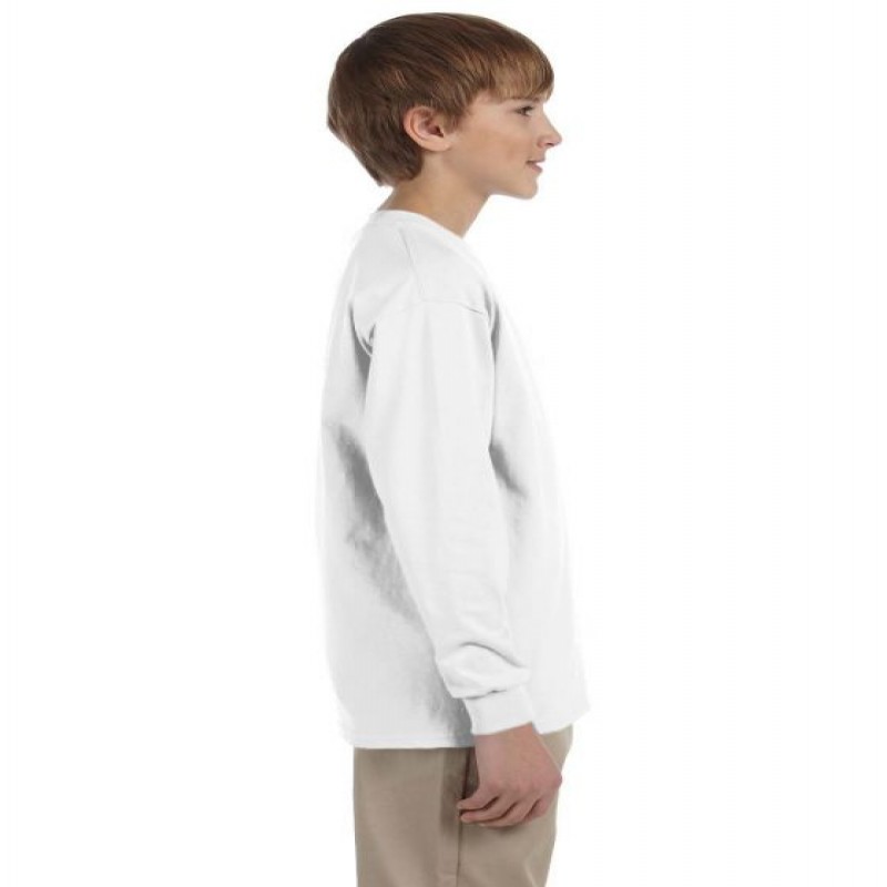 Gildan Youth Ultra Cotton 10 oz./lin. yd. Long-Sleeve T-Shirt | G240B