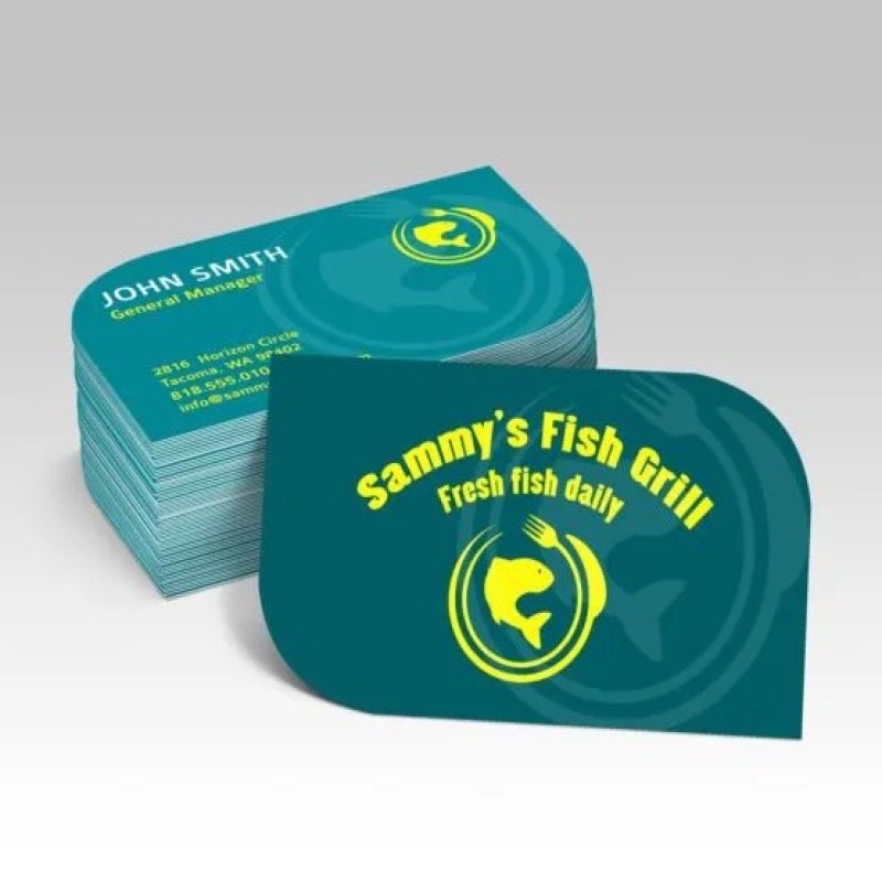 Die Cut Business Cards